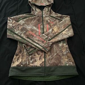 Under Armour Women's Green and Brown Camo Utility Jacket